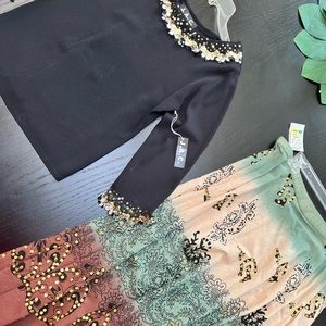 Skirt and blouse set